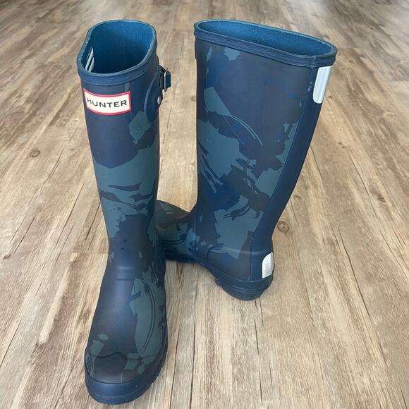Hunter x Disney "Mary Poppins Returns" rain boots women size 37 Pre-loved - Picture 8 of 8